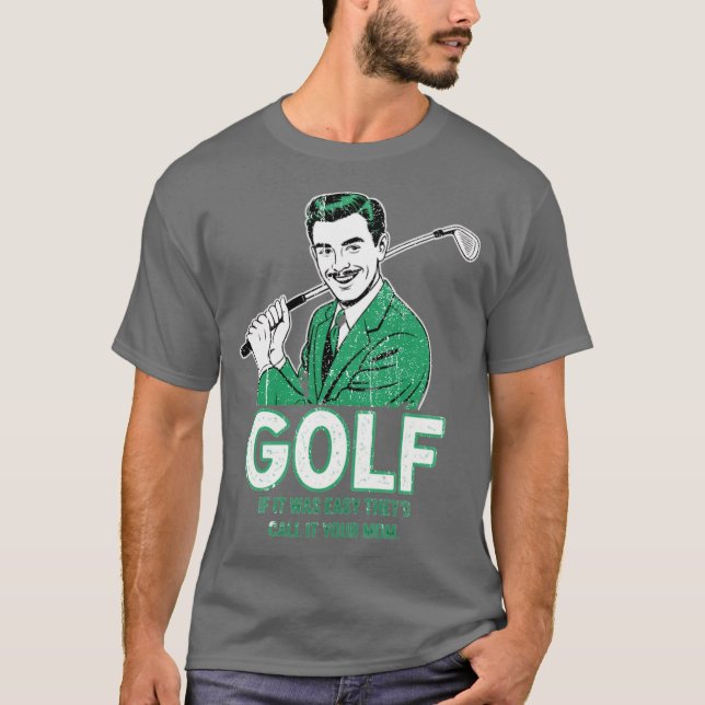 Camiseta Golfe Se Era Fácil (Frente)
