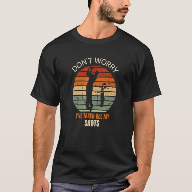 Camiseta Golfe Sem Preocupações Teve Todos Os Meus Sapatos (Frente)