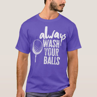 Camiseta Golfe Sempre Lave Suas Bolas 1