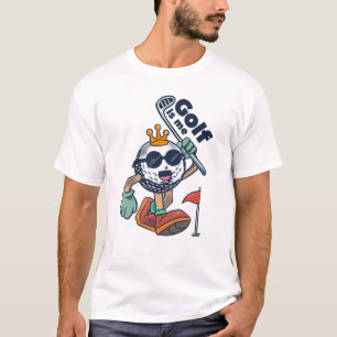 Camiseta Golfe sou eu. Fazendo ilustrações de brinquedos Bo