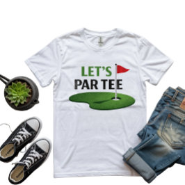 Camiseta Golfe Vamos Par Tê para Golfista
