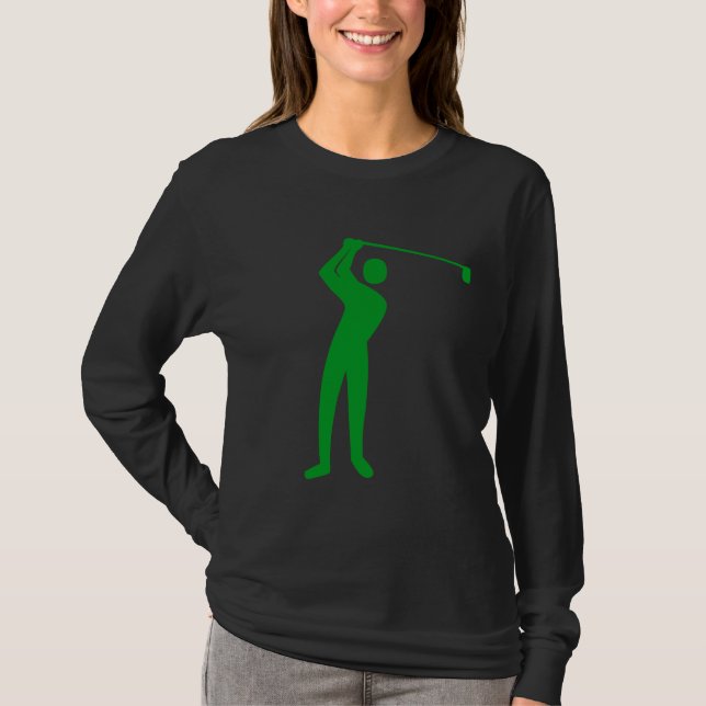 Camiseta Golfe - Verde-Grama (Frente)