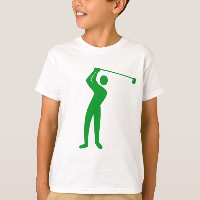 Camiseta Golfe - Verde-Grama (Frente)