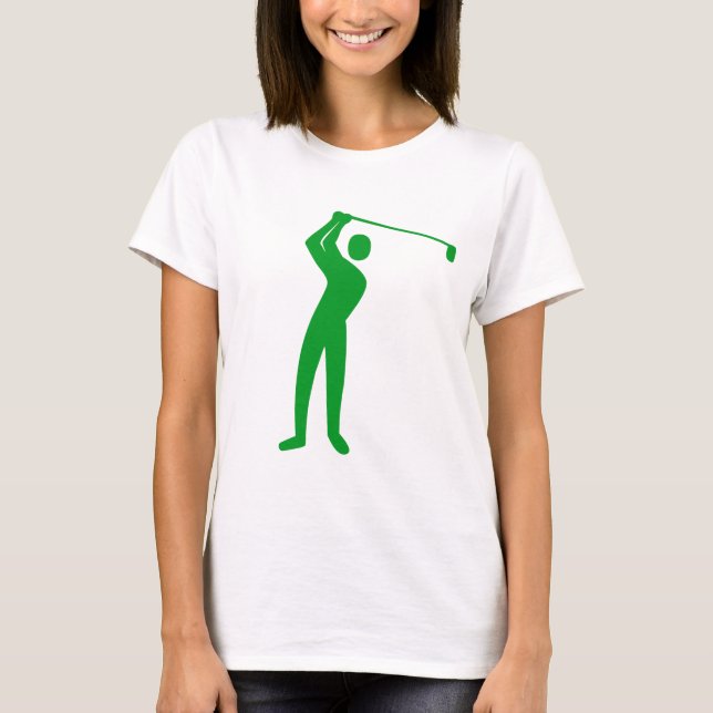 Camiseta Golfe - Verde-Grama (Frente)