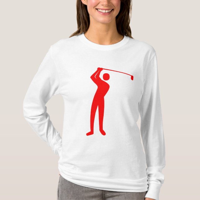 Camiseta Golfe - Vermelho (Frente)
