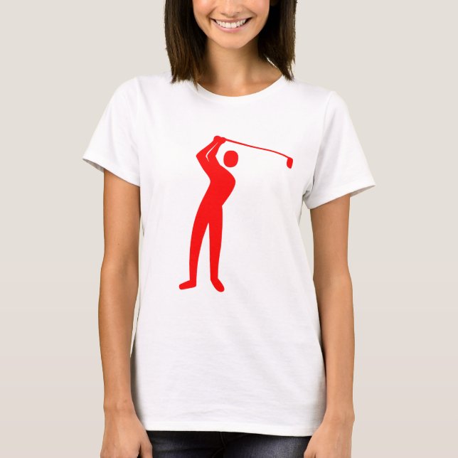 Camiseta Golfe - Vermelho (Frente)