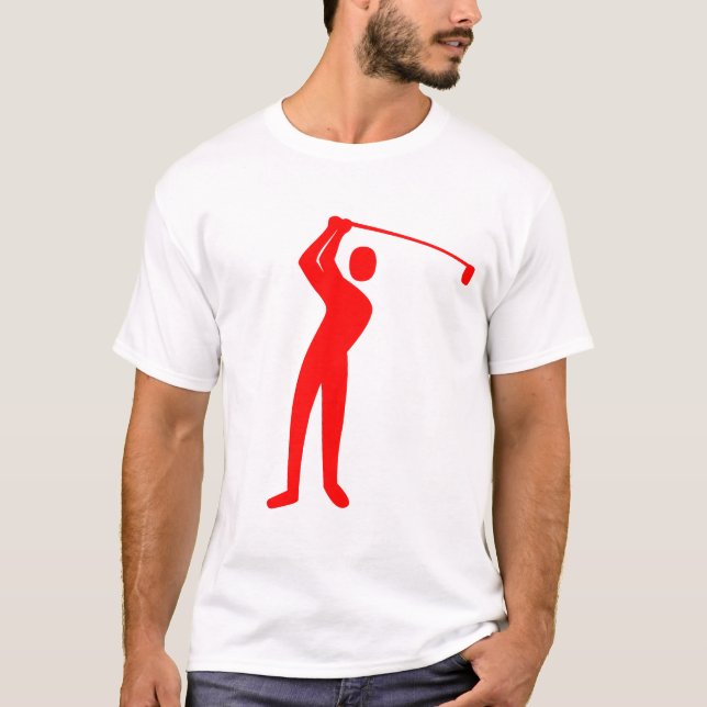Camiseta Golfe - Vermelho (Frente)