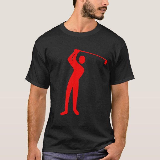 Camiseta Golfe - Vermelho (Frente)