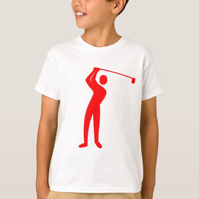 Camiseta Golfe - Vermelho (Frente)