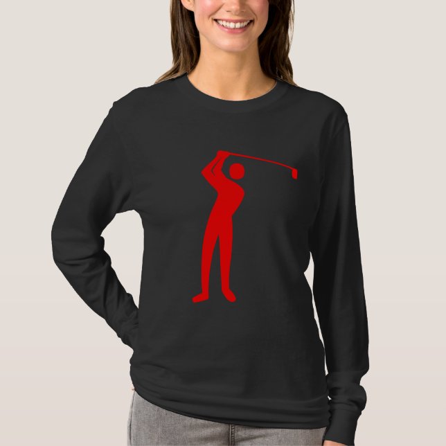 Camiseta Golfe - Vermelho (Frente)
