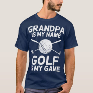 Camiseta Golfe Vovô Golf Vovô Golfer Gift Gift