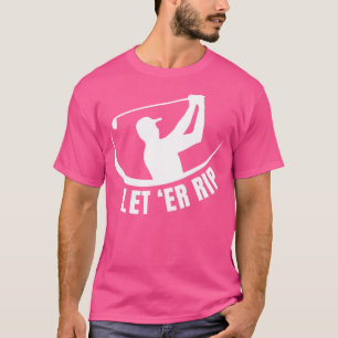 Camiseta Golfer Aniversário Golf Dia Pai Dia Mãe Bola de Go