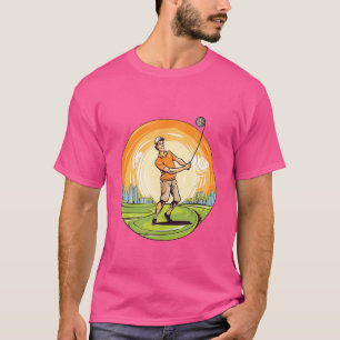 Camiseta Golfer Golf Club Funny Golf Player Golfe