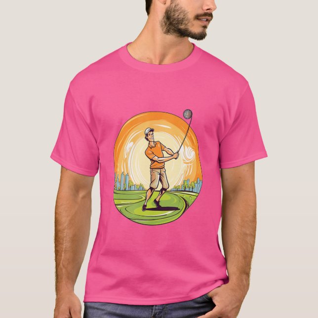 Camiseta Golfer Golf Club Funny Golf Player Golfe (Frente)
