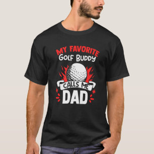 Camiseta Golfer Pai Golfing Sports Game Humor Para Um Golf 
