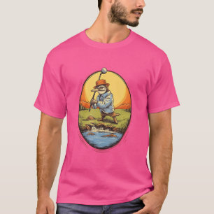 Camiseta Golfer Penguin Golf Club Golf Player Golfe Seabi