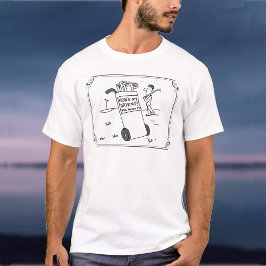 Camiseta Golfer pergunta "Como está minha condução?"
