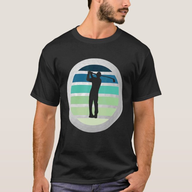 Camiseta Golfer Silhouette (Frente)