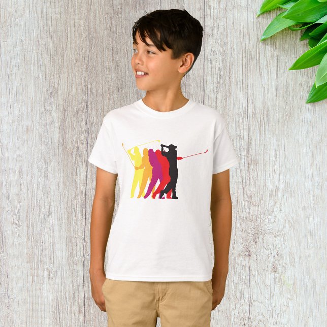 Camiseta Golfer Silhouettes (Criador carregado)