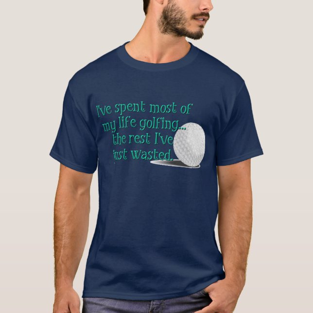 Camiseta Golfing da vida (Frente)