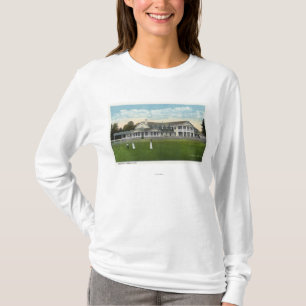 Camiseta Golfing das mulheres do clube de Brooklawn