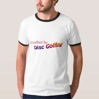 Camiseta golfing do disco