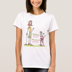 Camiseta Golfing Forever