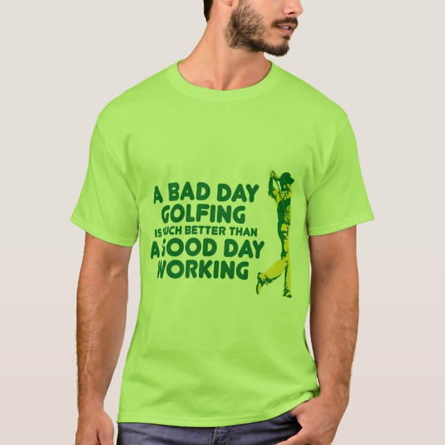 Camiseta Golfing mau do dia (Frente)