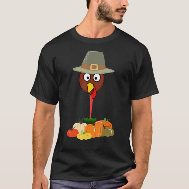 Camiseta Golfing Thanksgiving Holiday Golf Ball 1 (Frente)