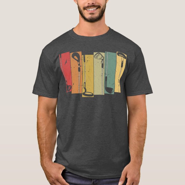 Camiseta Golfing Vintage Golf Player  (Frente)