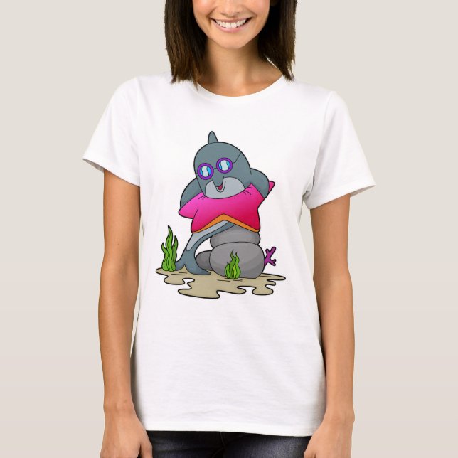 Camiseta Golfinho com Óculos (Frente)