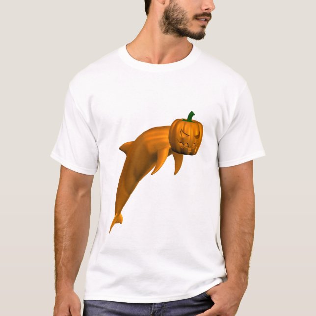 Camiseta Golfinho de Halloween (Frente)