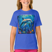 Golfinho de Pintura de Petróleo