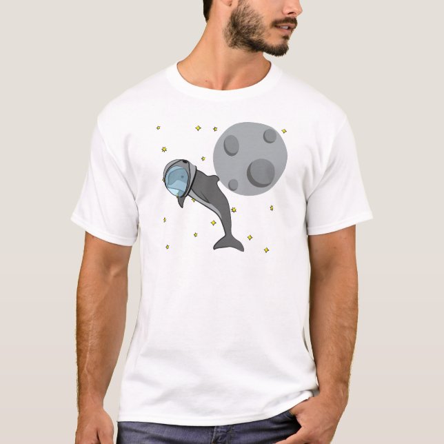 Camiseta Golfinho do astronauta (Frente)