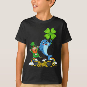 Camiseta Golfinho engraçado trevo dia de são patrício mulhe