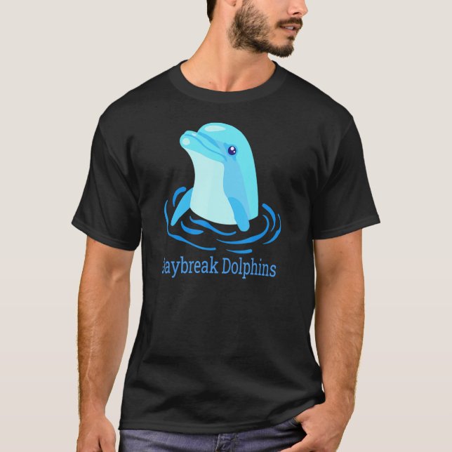 Camiseta Golfinho Feliz Escola Primária Daybreak Ut Spiri (Frente)