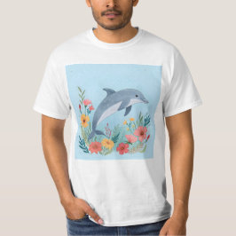 Camiseta Golfinho Floral