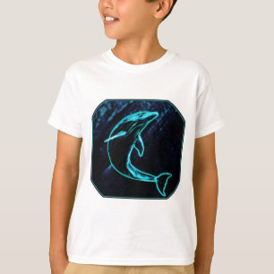 Camiseta Golfinho (golfinho claro)