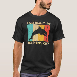Camiseta Golfinho legal Para Homens Golfinhos Beluga Baleia