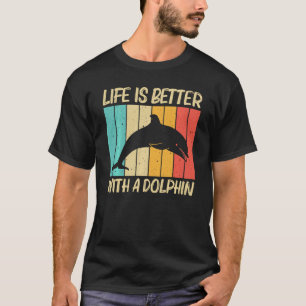 Camiseta Golfinho legal Para Homens Golfinhos Beluga Baleia