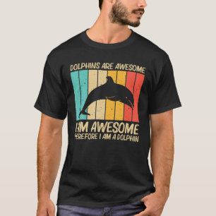 Camiseta Golfinho legal Para Homens Golfinhos Beluga Baleia