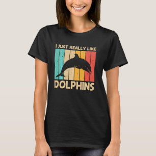 Camiseta Golfinho legal Para Homens Golfinhos Beluga Baleia