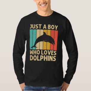 Camiseta Golfinho legal Para Meninos Golfinhos Beluga Balei