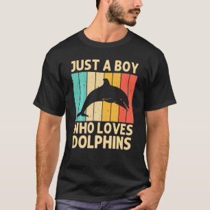 Camiseta Golfinho legal Para Meninos Golfinhos Beluga Balei