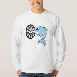 Camiseta Golfinho nas Trevas com Dartboard