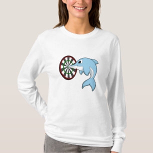 Camiseta Golfinho nas Trevas com Dartboard