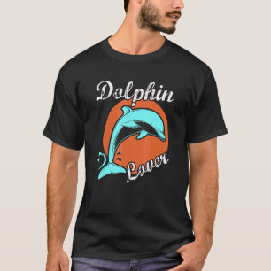 Camiseta Golfinho Natação Animal Zoológico Peixe Natação Ma
