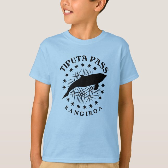 Camiseta Golfinho Scuba Merging Rangiroa Lagoa - Passagem d (Frente)