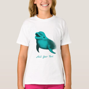Camiseta Golfinho Sortudo - Adicione seu texto