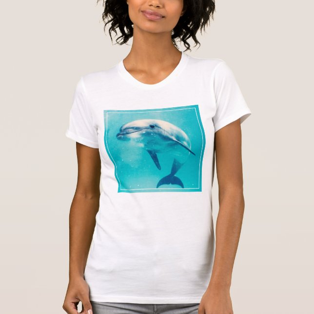 Camiseta Golfinho Submarino Bloqueado (Frente)